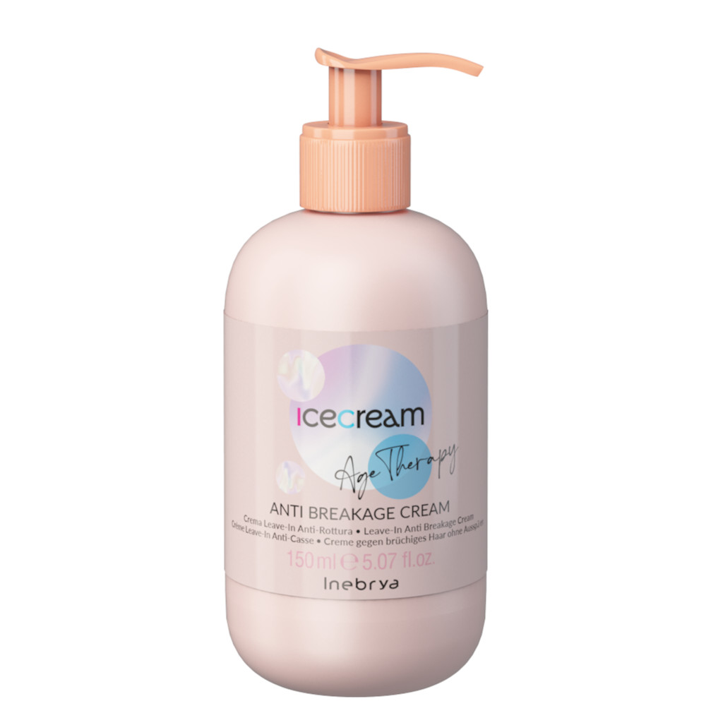 Inebrya Ice Cream Hair Lift Anti Breakage, krem chroniący włosy przed łamaniem, 150ml