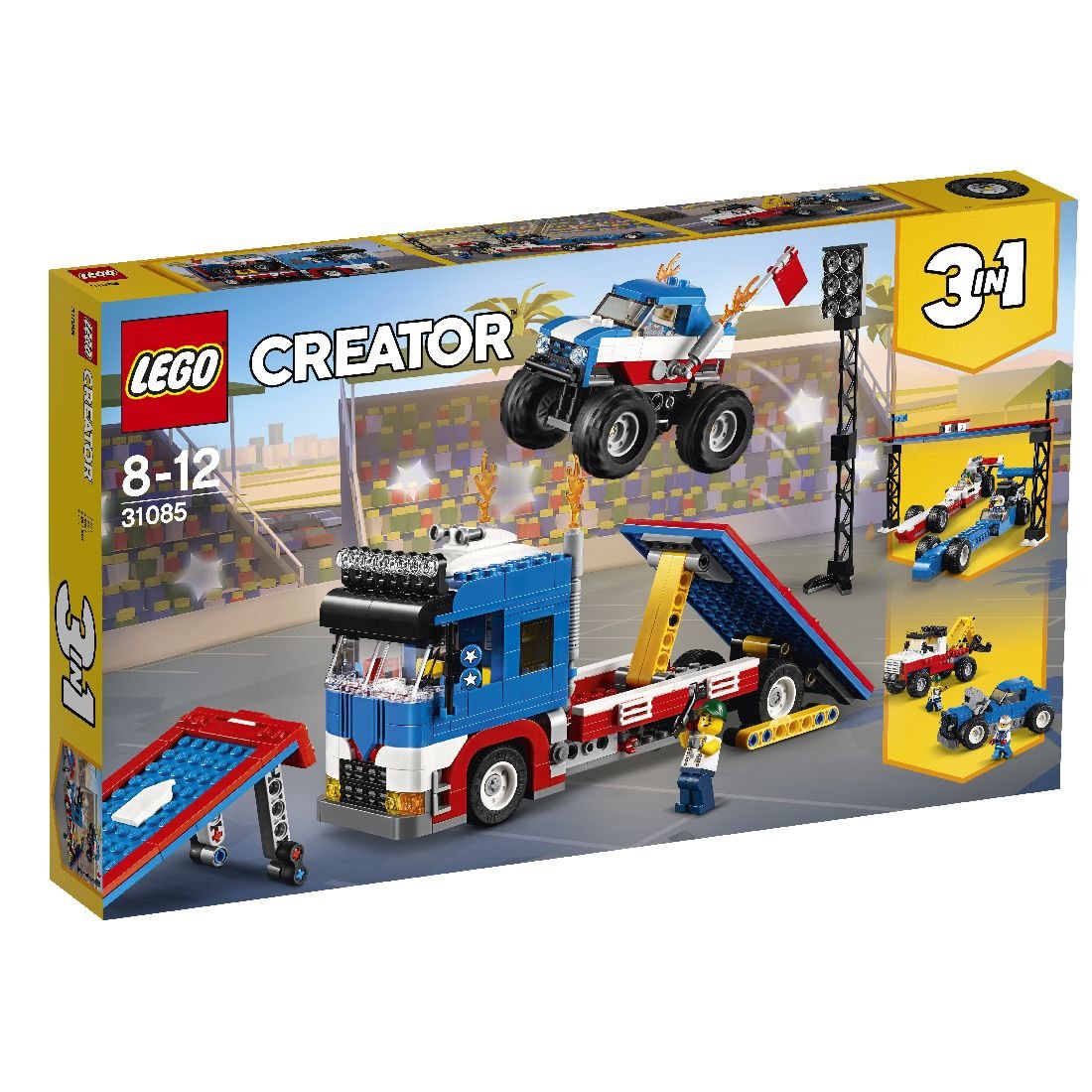 LEGO CREATOR 3w1 POKAZ KASKADERSKI 31085