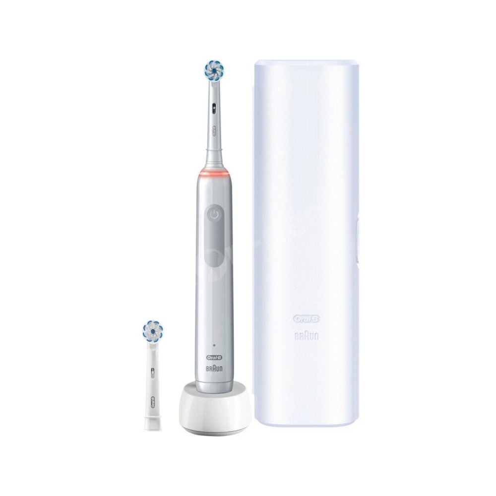 ORAL-B Oral-B Pro 3 3500 White Sensitive Clean szczoteczka elektryczna z etui i 2 końcówkami