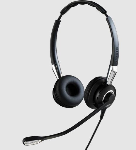 Jabra Biz 2400 II QD Duo NC Szerokopasmowy zrównoważony przewodowy zestaw słuchawkowy Duo