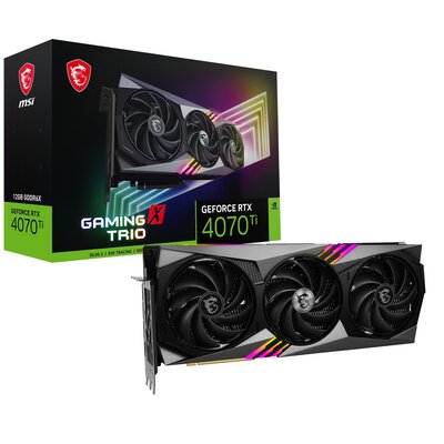 MSI GeForce RTX 4070 Ti GAMING X TRIO 12G GDDRX6 192bit 3DP/HDMI