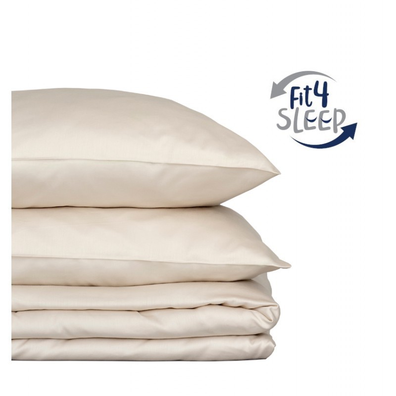 Pościel Fit.4.Sleep beżowa BAWEŁNA 100%, Kolor - beż, Rozmiar - 160x200+2 posz. 70x80