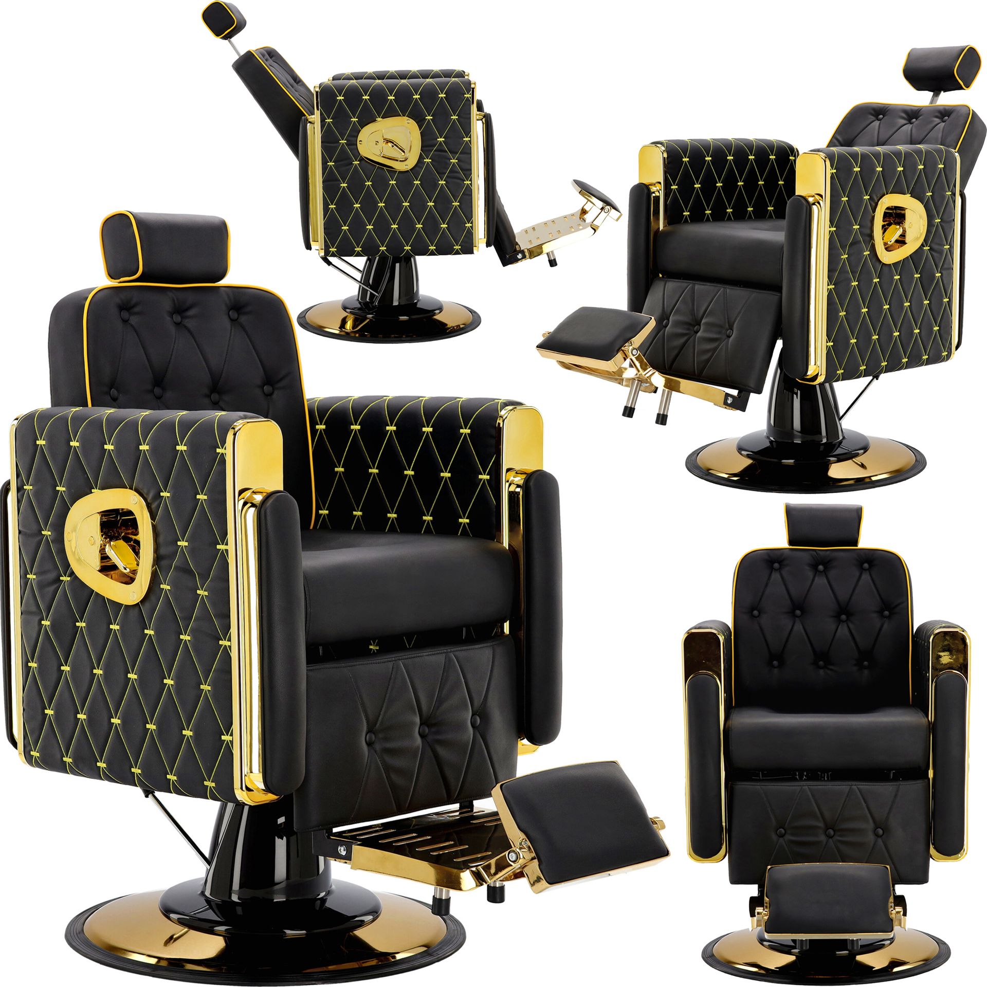 Fotel fryzjerski barberski hydrauliczny do salonu fryzjerskiego barber shop Don Barberking w 24H
