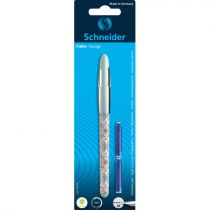 Schneider piśmiennicze pióro Voyage, M, sortowane, 1er blistrowa wkłady atramentowe w zestawie: 2 76110