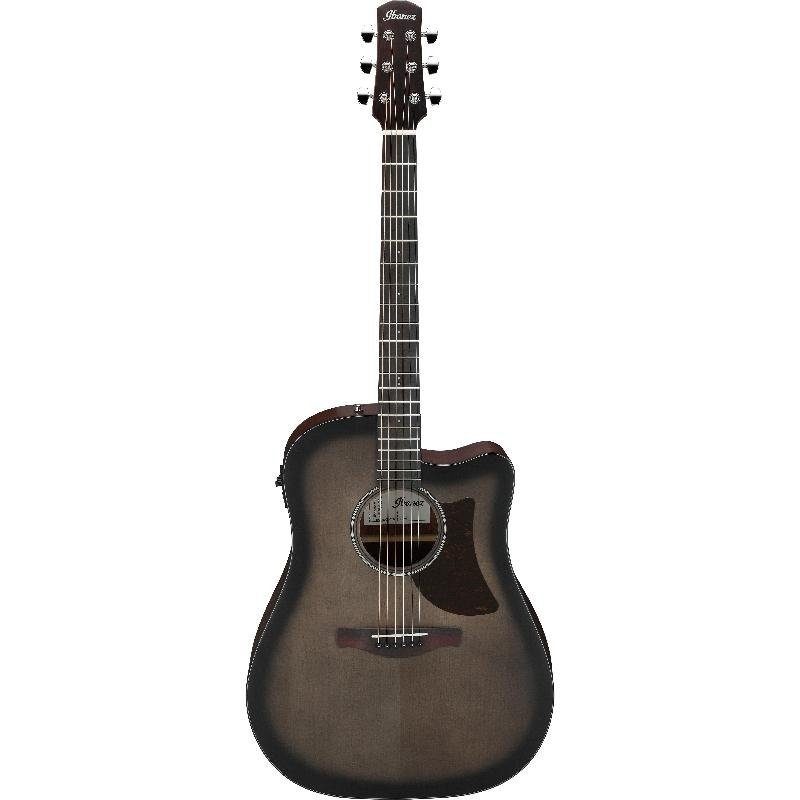 Ibanez AAD50CE-TCB Advanced Acoustic Transparent Charcoal Burst