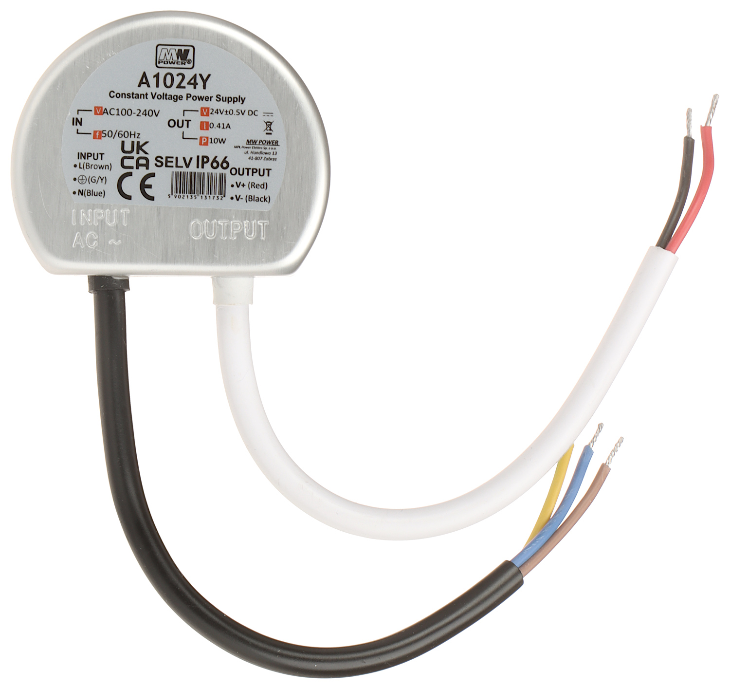 Zasilacz impulsowy 24V/0.41A-TP MW POWER