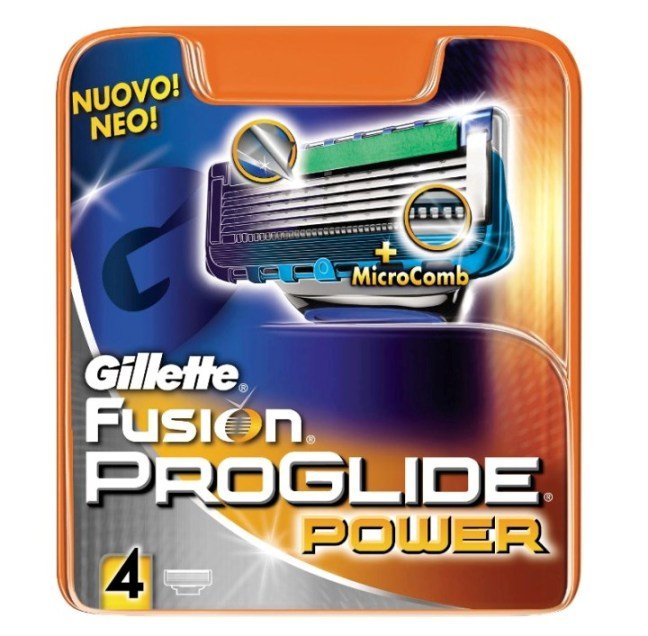 Gillette Fusion Proglide Power wymienne ostrza do maszynki do golenia 4szt