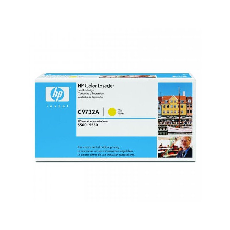 Toner HP C9732A, żółty, 12000 str.