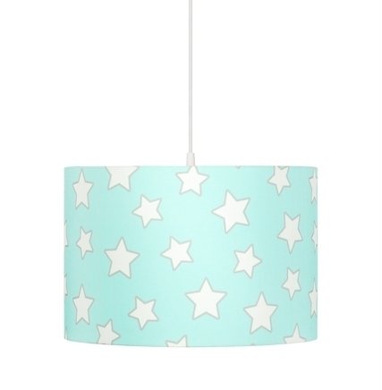 Lamps & Co. Lampa wisząca MINT STARS Lamps & Co, miętowa LAMPA WISZĄCA MINT STARS