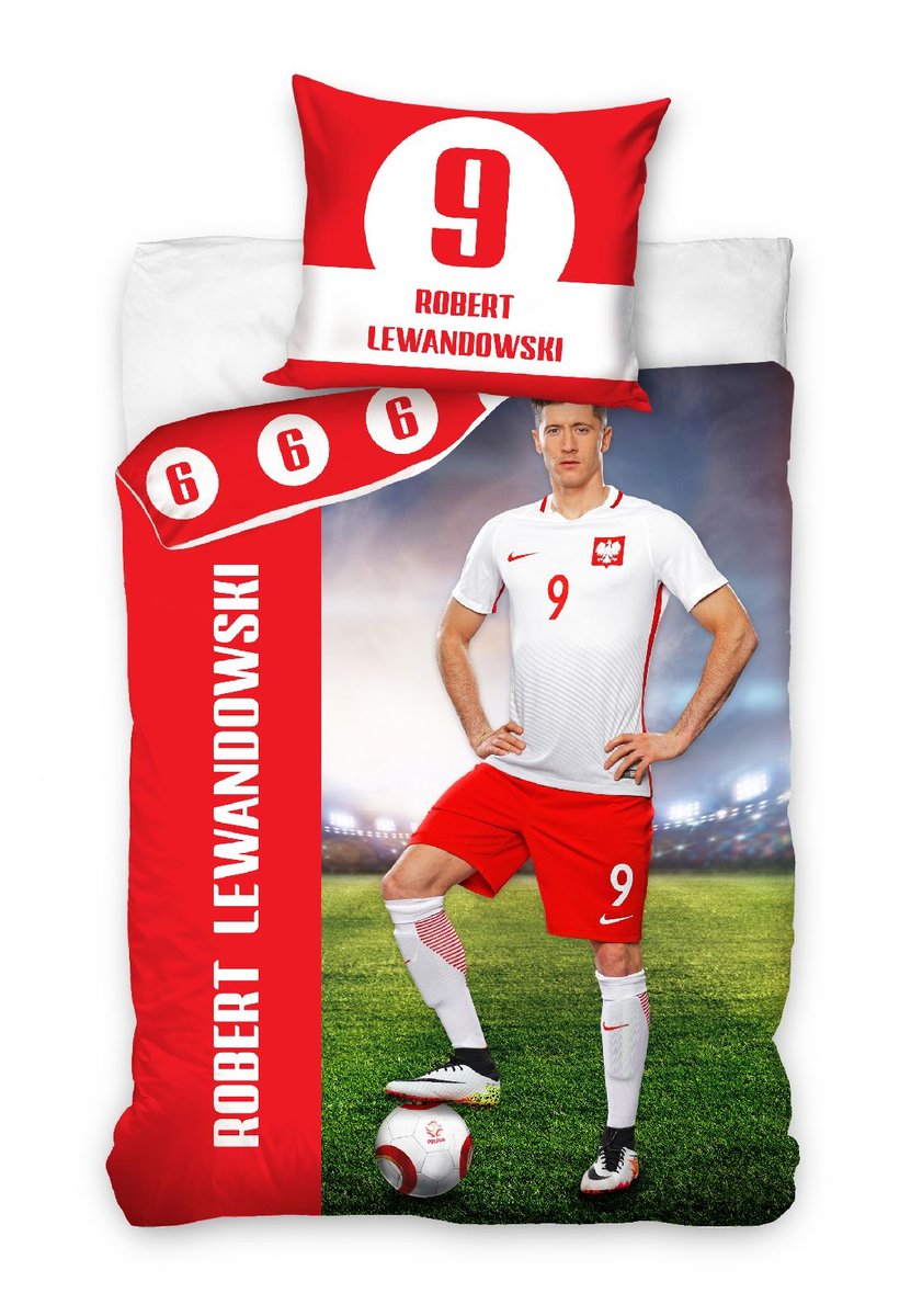 Carbotex Pościel PZPN Lewandowski 160x200+70x80 PZPN173055 (ACJTEKCRBPOS0015)