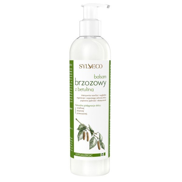 SYLVECO Sylveco Brzozowy balsam do ciała z betuliną 300 ml Długi termin ważności! 7039333