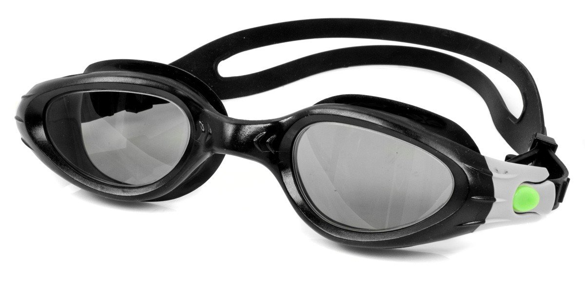 Aqua Speed AquaSpeed, Okulary pływackie, Eta, rozmiar L, czarne z ciemnymi szkłami
