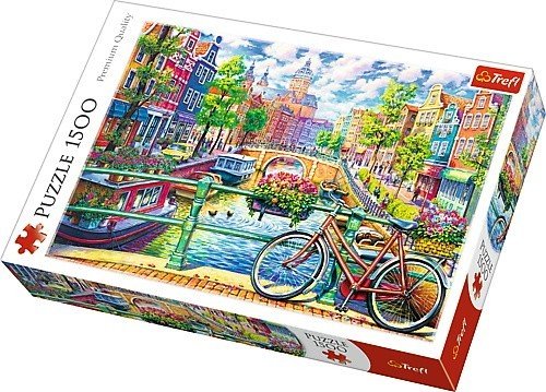 Trefl Puzzle 1500 Kanał Amsterdamski