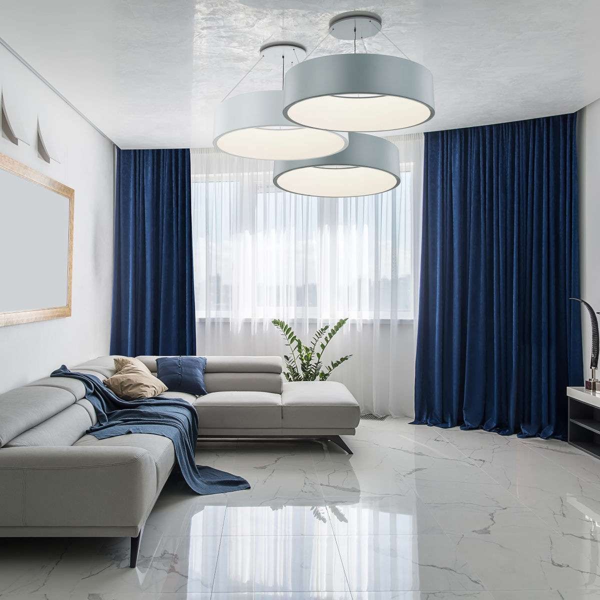 Light Prestige Malaga wisząca biała LP-622/1P WH