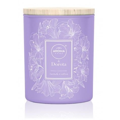 Aroma home Świeca zapachowa Aroma Home & Dorota lawenda z cytryną 150 g WG-026943
