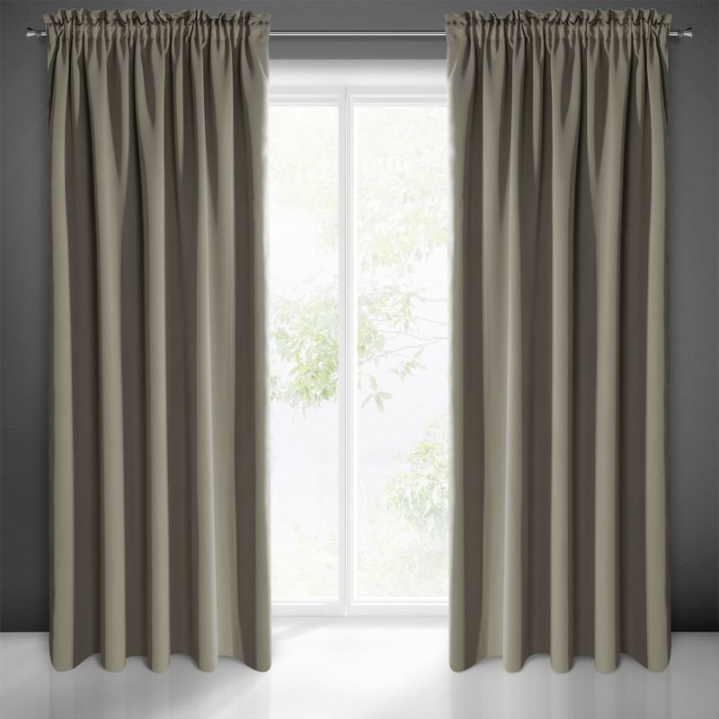 Eurofirany Zasłona LOGAN cappuccino 135 cm x 270 cm