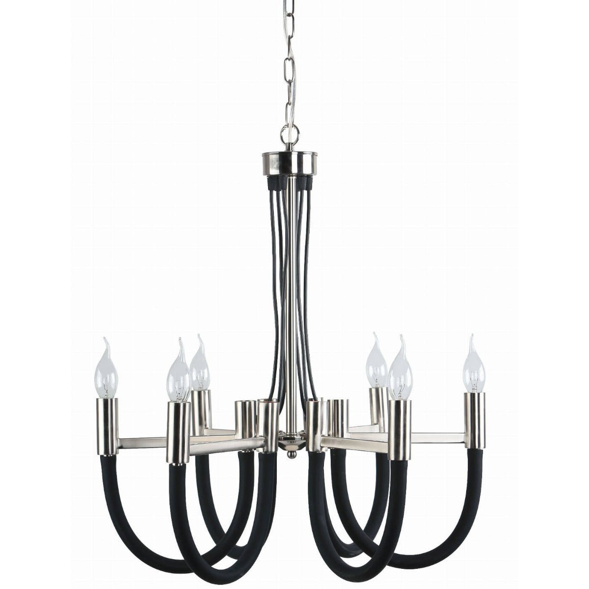 Light Prestige Como żyrandol 6-punktowy czarny LP-90103/6P BK