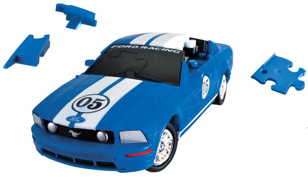G3 Puzzle 3D Cars Ford Mustang poziom 3/4