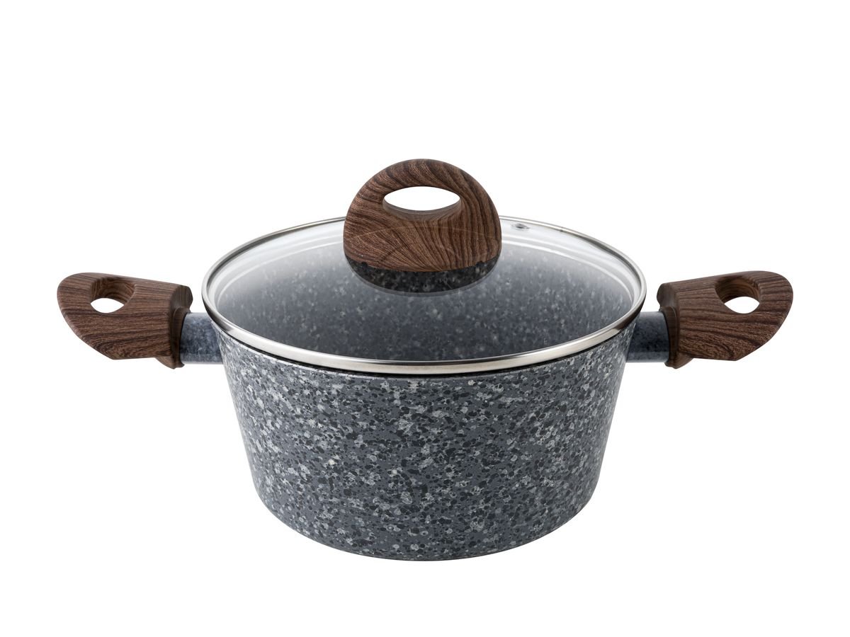 Fl1 GARNEK ALUMINIOWY GRANITE Z/P 20 CM 2,5L 1II-GAR-20/GRANITE