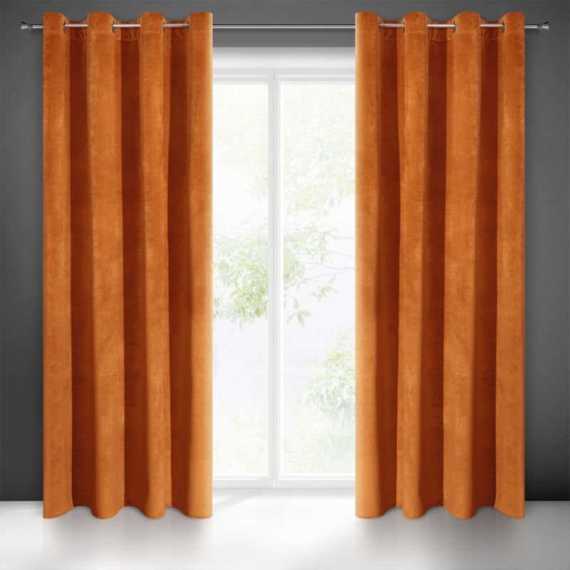 Euro Firany Zasłona Dekoracyjna Euro Villa1 Rudy 140x250 1204084