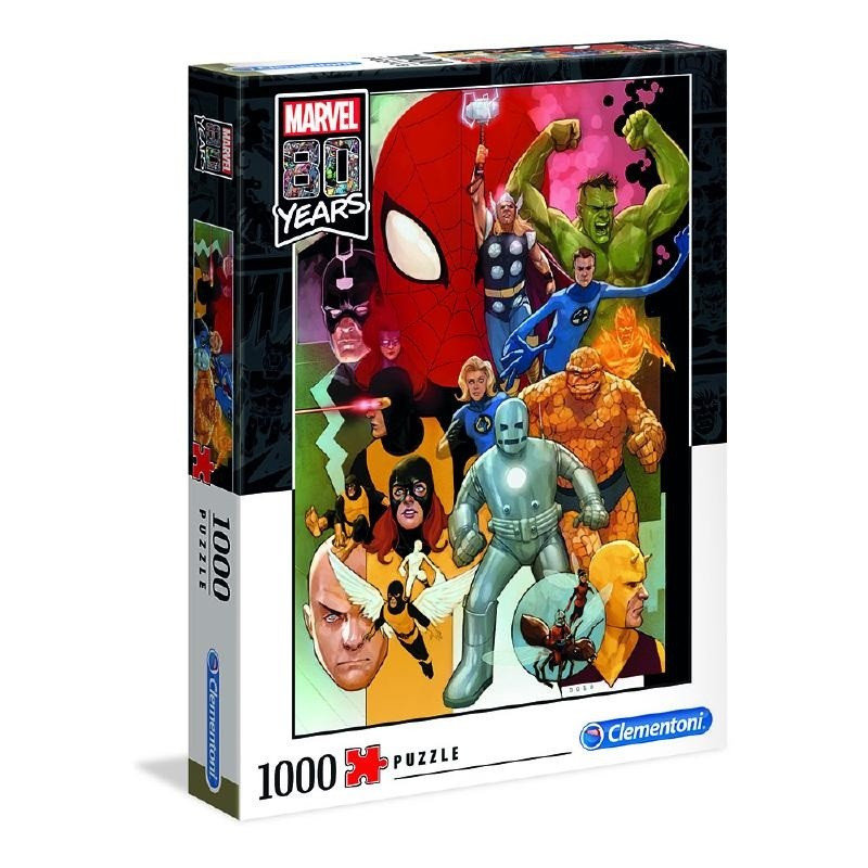 Clementoni Puzzle 1000 Marvel 80 Years