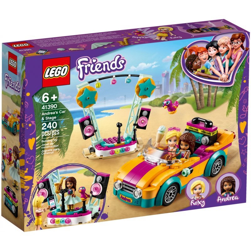 LEGO Friends Samochód i scena Andrei 41390