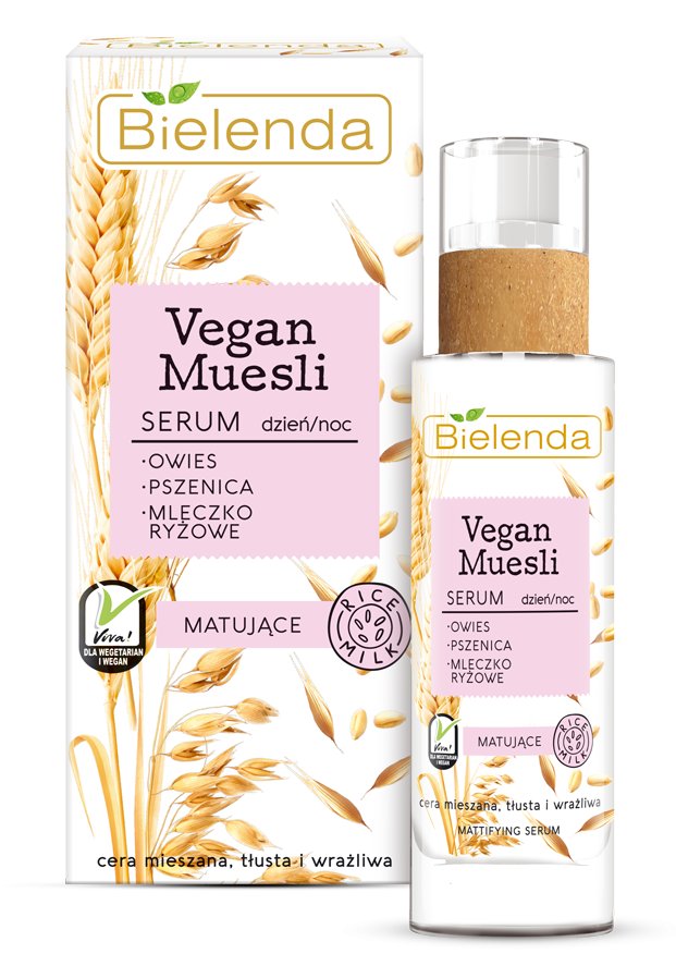 Bielenda Vegan Muesli Serum matujące DZIEŃ/NOC 30ml 48891-uniw