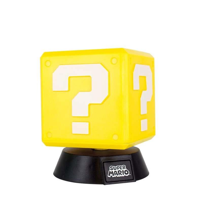 Gadżet Mini Lampka Super Mario Question Block 3D Light Znak zapytania