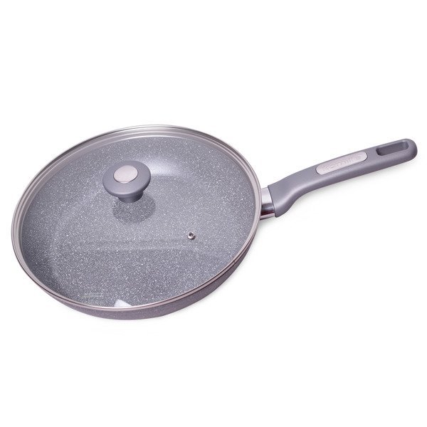Kamille Patelnia Granitowa 28 Cm + Pokrywka Indukcja Km4273gr KM4273GR