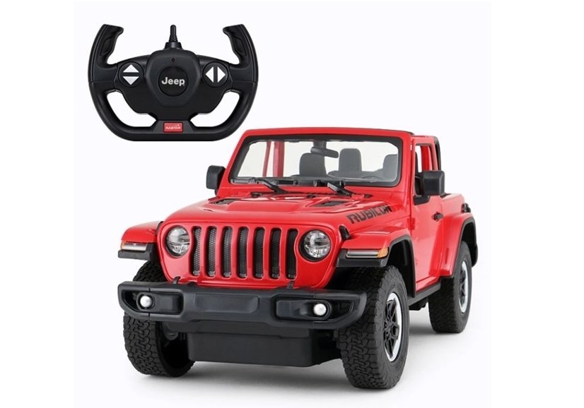 Rastar Auto R/C Jeep Wrangler Rubicon 1:14 RED 4677