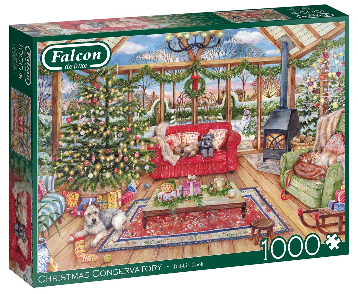 Jumbo Puzzle 1000 Falcon Świąteczna oranżeria G3