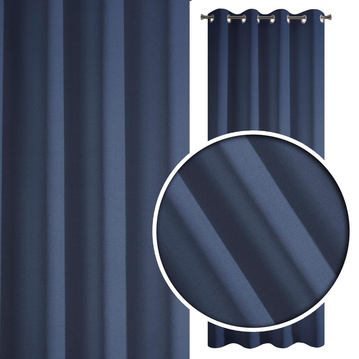 Eurofirany Zasłona Adore 140x250 Granatowa ex-z-adore-gran-140x250-przel
