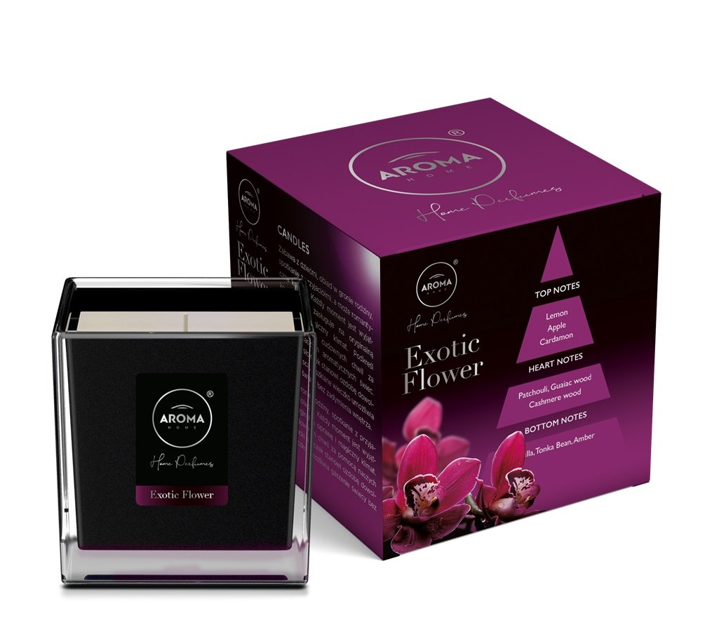Aroma home Świeca Aroma Home Black exotic flower 155 g WG-029209
