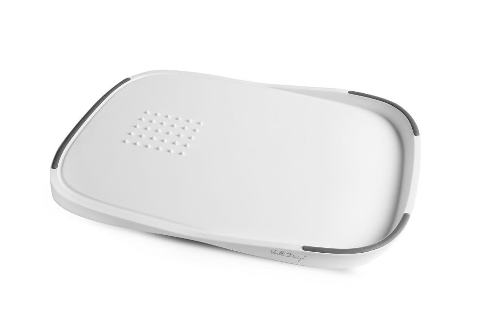Vialli Design Dwustronna deska do krojenia biało-szara Livio 23703 23703 +