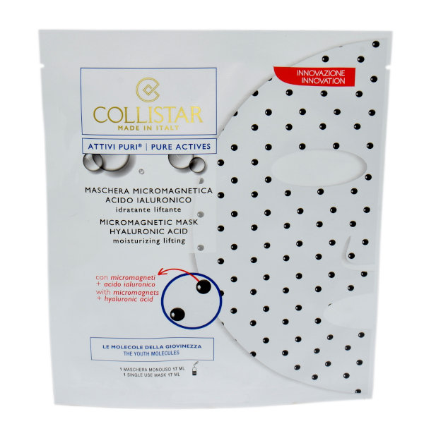 Collistar Pure Actives Micromagnetic Mask Hyaluronic Acid maseczka do twarzy 1 szt dla kobiet