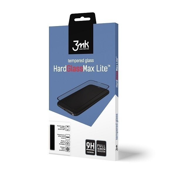 3MK HardGlass MAX Lite APPLE IPHONE XS MAX BLACK HARDGLASS LITE