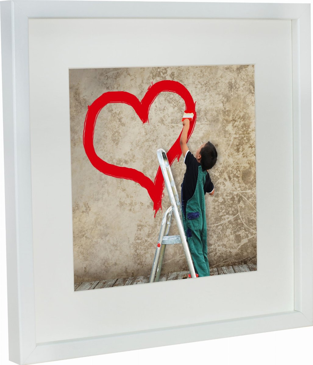 BD ART Standardowe ramki profile 15/25., biały, 28 x 28 cm