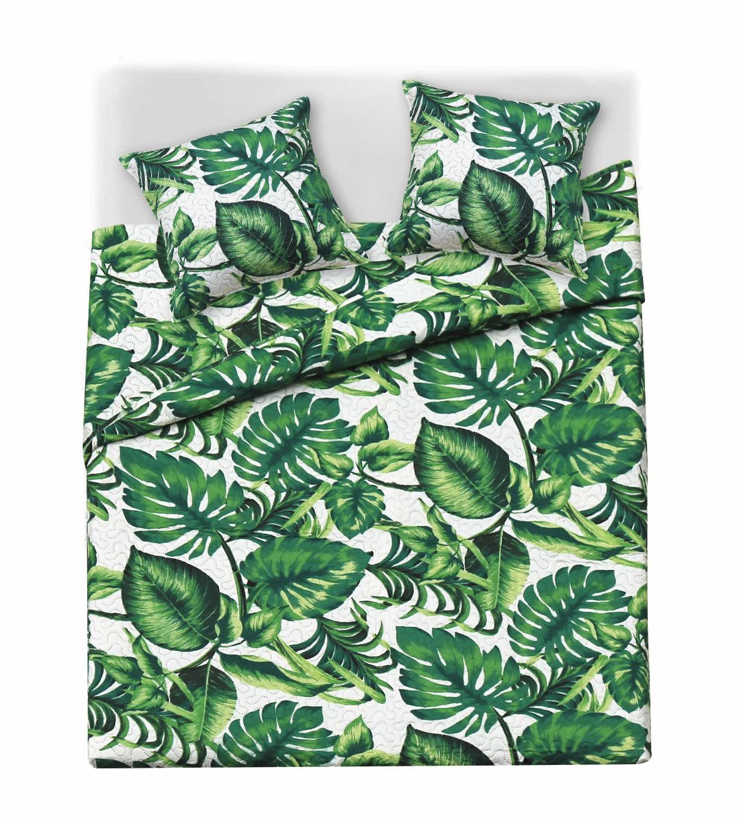 Narzuta 240 x 260 Pikowana Dwustronna Palms Ziel