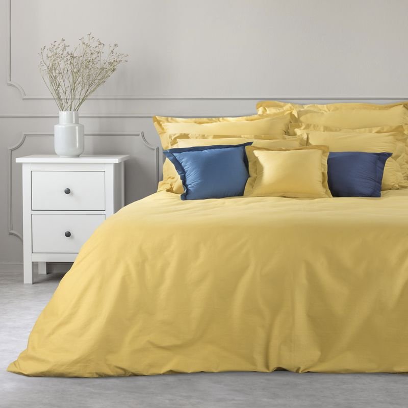 Euro Firany Poszwa Na Kołdrę 200 x 220 cm Novac Musztardowy