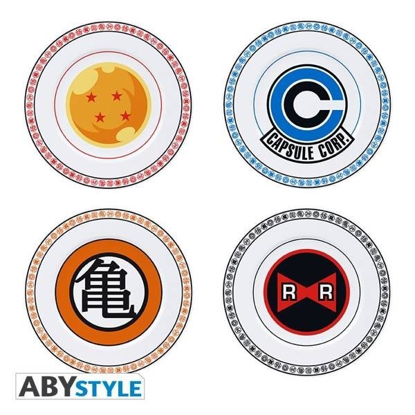 ABYstyle ABYstyle Zestaw talerzy Dragon Ball "Emblematy" GW1811