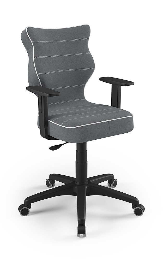 Entelo Good Chair Ergonomiczne krzesło Duo JS33, 6, szaro-czarne CA-D-6-B-C-JS33-B