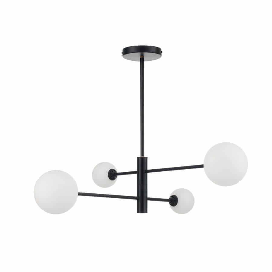 Light Prestige Dorado lampa wisząca 4x40W czarno-biała LP-002/4PBK