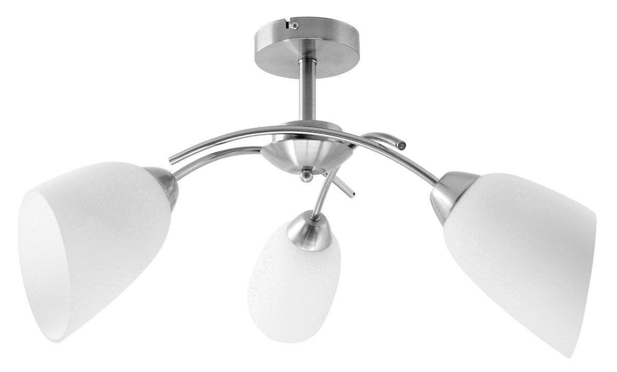 ActiveJet Lampa sufitowa Plafon AJE-NIKITA 3P E27 3x40W Nikiel NIKITA 3P Nikiel