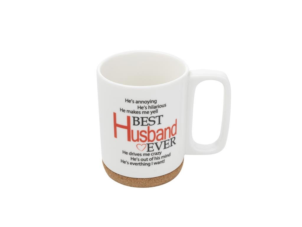 Florina Kubek na korkowej podstawce Best Husband 280 ml Oficjalny sklep producenta + wysyłka 24 h 2K9896