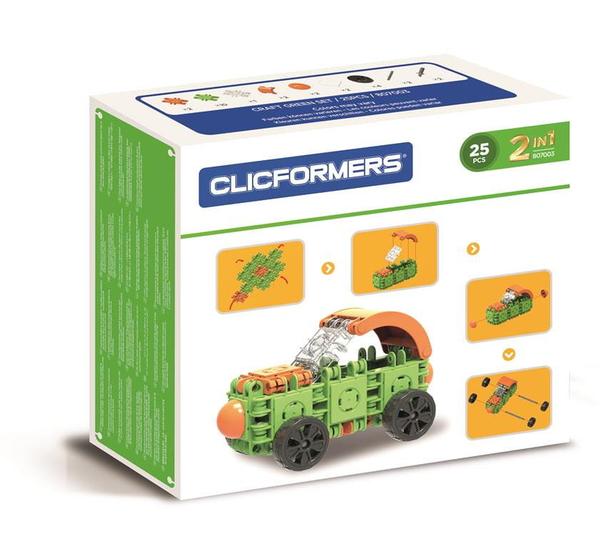 Klocki CLICFORMERS Craft set zielony 25el 807003