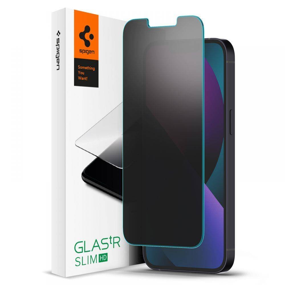 Spigen Szkło hartowane Glas.TR Slim Privacy do Apple iPhone 13 Pro Max AGL03384