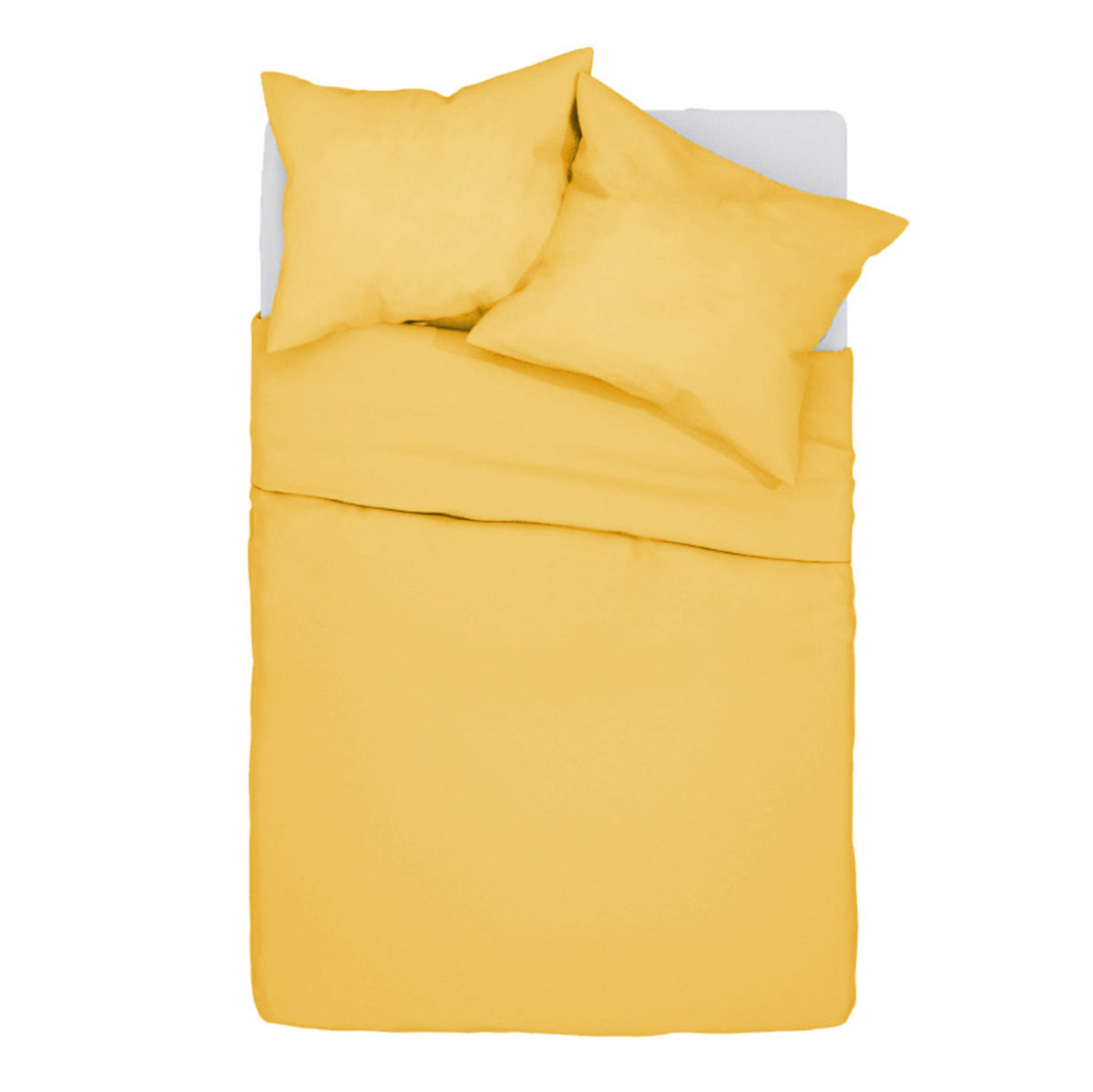 Spod Igły i Nitki, Pościel bawełniana 220x200 cm, musztardowa jednobarwna Simply