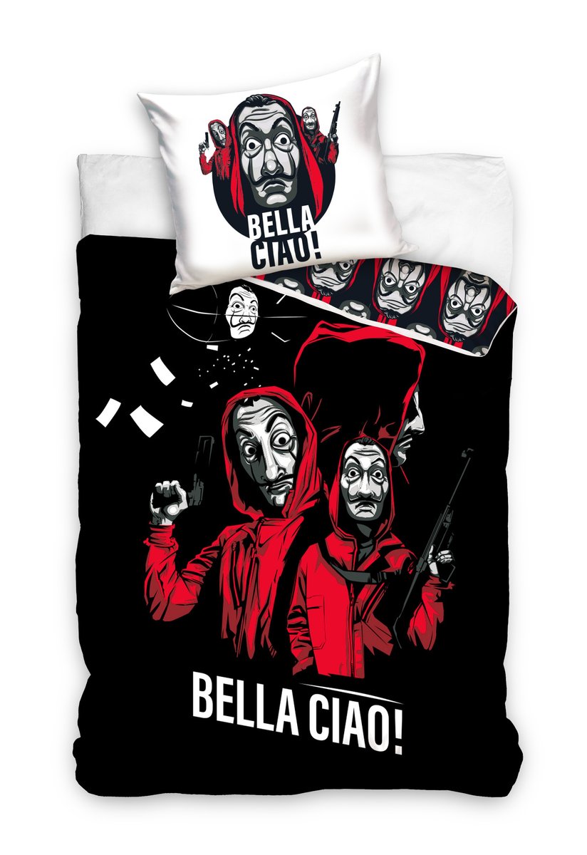 Pościel bawełniana Dom Z Papieru 160X200 Bela Ciao
