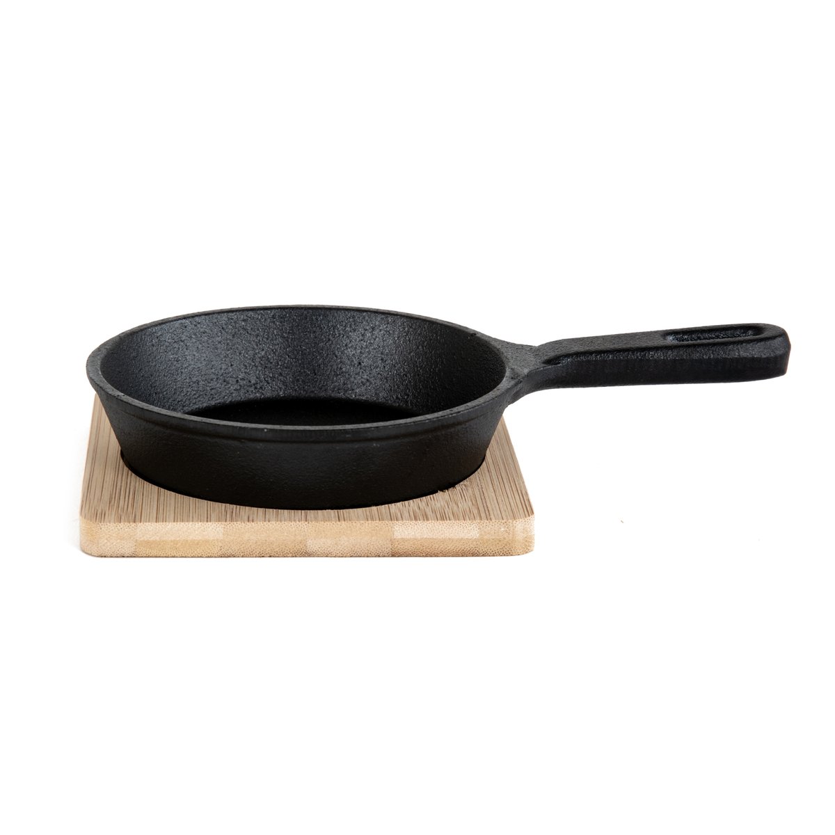 Patelnia Żeliwna Z Podkładką Stone 12 Cm Homla