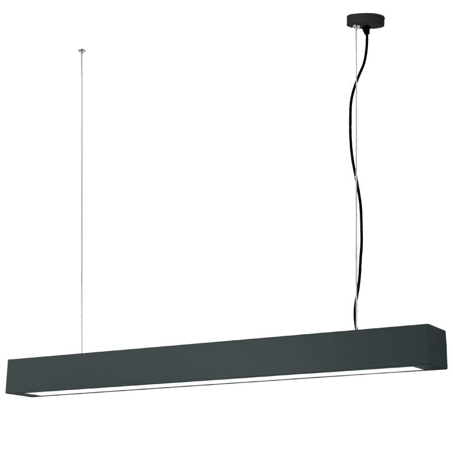 Light Prestige Ibros wiszący czarny duży 24W 4000K IP20 LP-7001/1P 20 BK-93 24/4